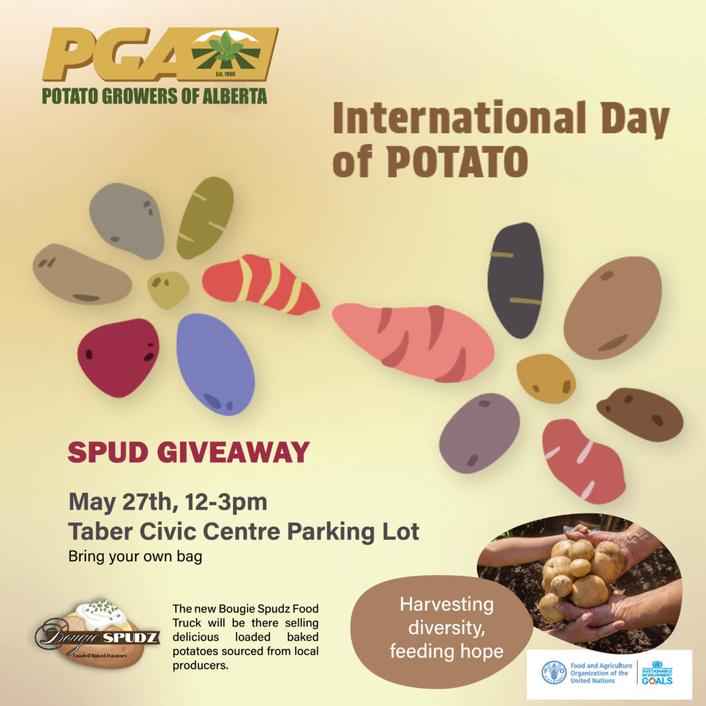 Spud Giveaway - May 27th, 12-3 PM